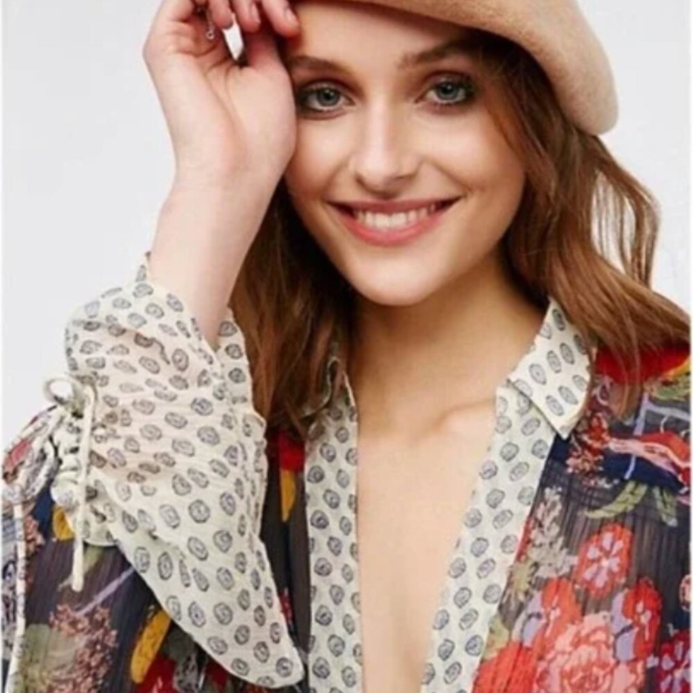Free People Thunder Canyon Tunic sz small - Picture 2 of 9